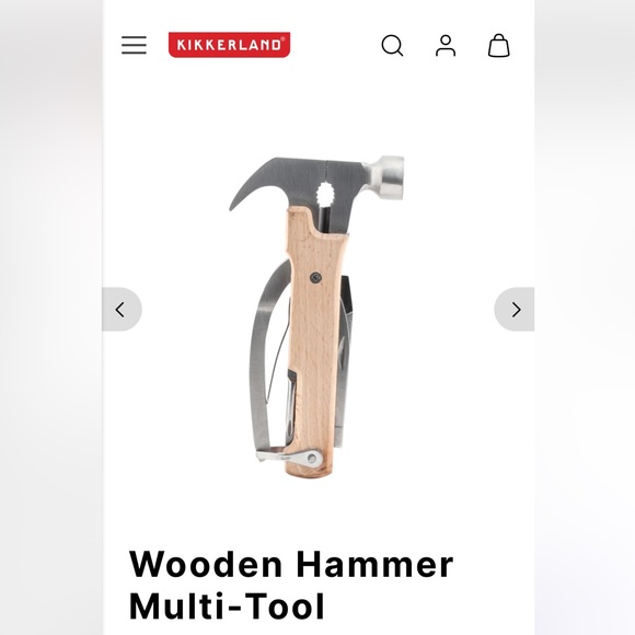 Kikkerland Other Kikkerland Wooden Hammer Multi Tool Poshmark